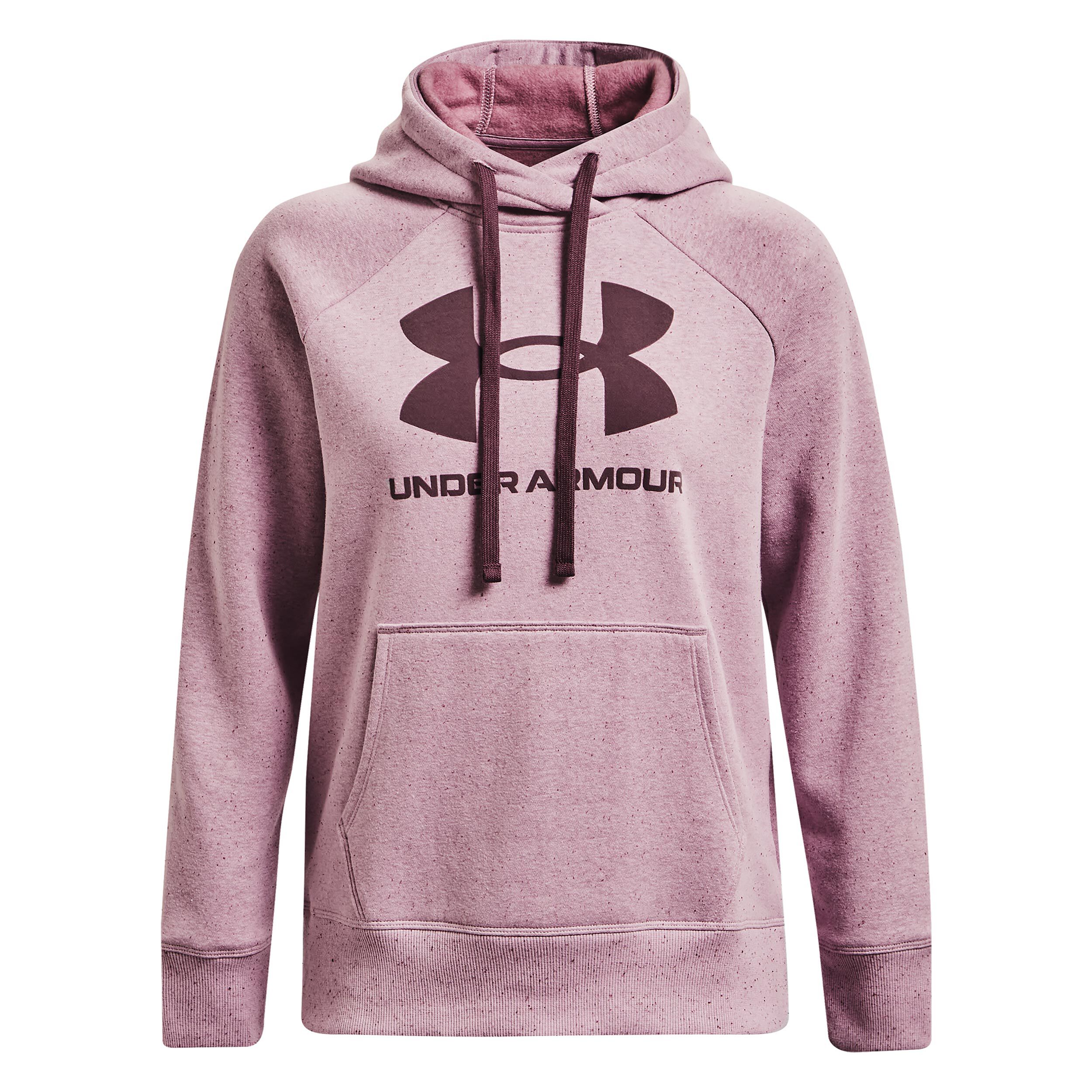 Rival Logo Hoody Damen Rosa Berry