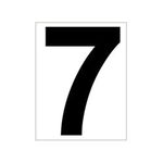 Tegra Schild Platzziffer 7