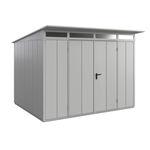 Hörmann Gerätehaus Hörmann Set Berry Modern-P,Typ 3 Gerätehaus-Weißaluminium