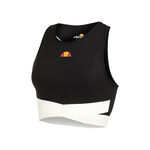 Ellesse Lauftop Ellesse Chroma Crop Laufshirt Damen-Schwarz
