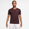 Court Dri-FIT Advantage T-Shirt Herren - dunkelrot, weiß