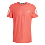 adidas Bekleidung adidas Own the Run Laufshirt Herren-koralle
