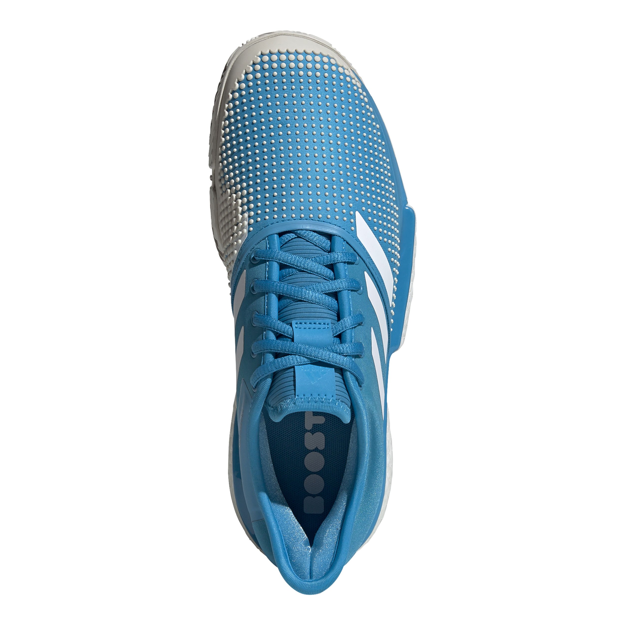 Adidas men's solecourt boost clay tennis shoe top