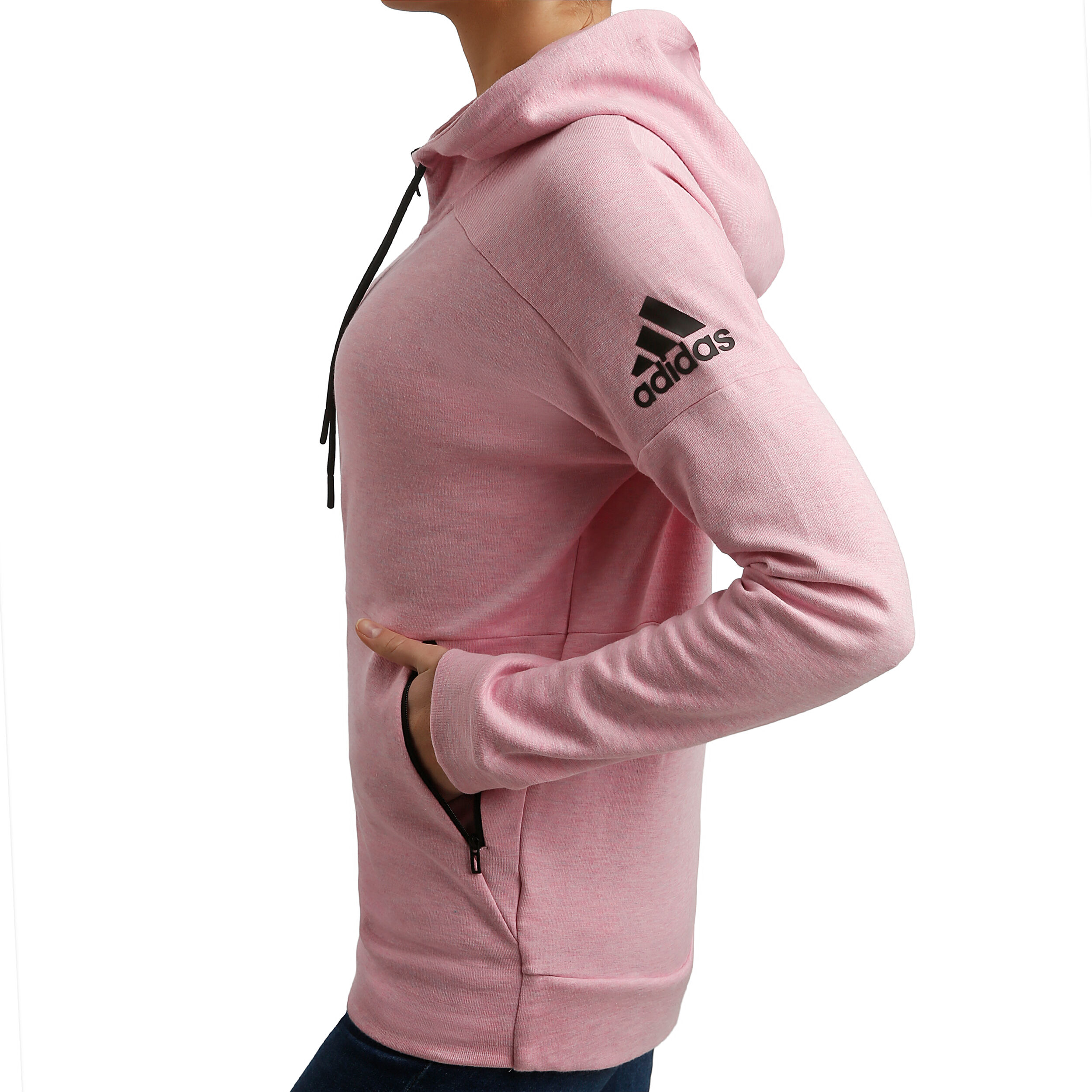 ID Stadium Sweatjacke Damen Rosa Schwarz