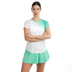 BIDI BADU Tennisbekleidung BIDI BADU Crew Fade 2.0 T-Shirt Damen-gr&uuml;n, wei&szlig;