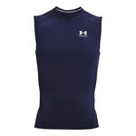 Under Armour Bekleidung Under Armour Heatgear Comp Tank-Top Herren-Dunkelblau,Wei&szlig;