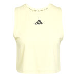 adidas Bekleidung adidas Boxy 3Stripes Tank-Top Damen-Gelb