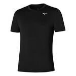 Mizuno Bekleidung Mizuno Core Impulse Laufshirt Herren-Schwarz