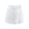 Minimal High Waist Rock Damen-Weiß,Silber