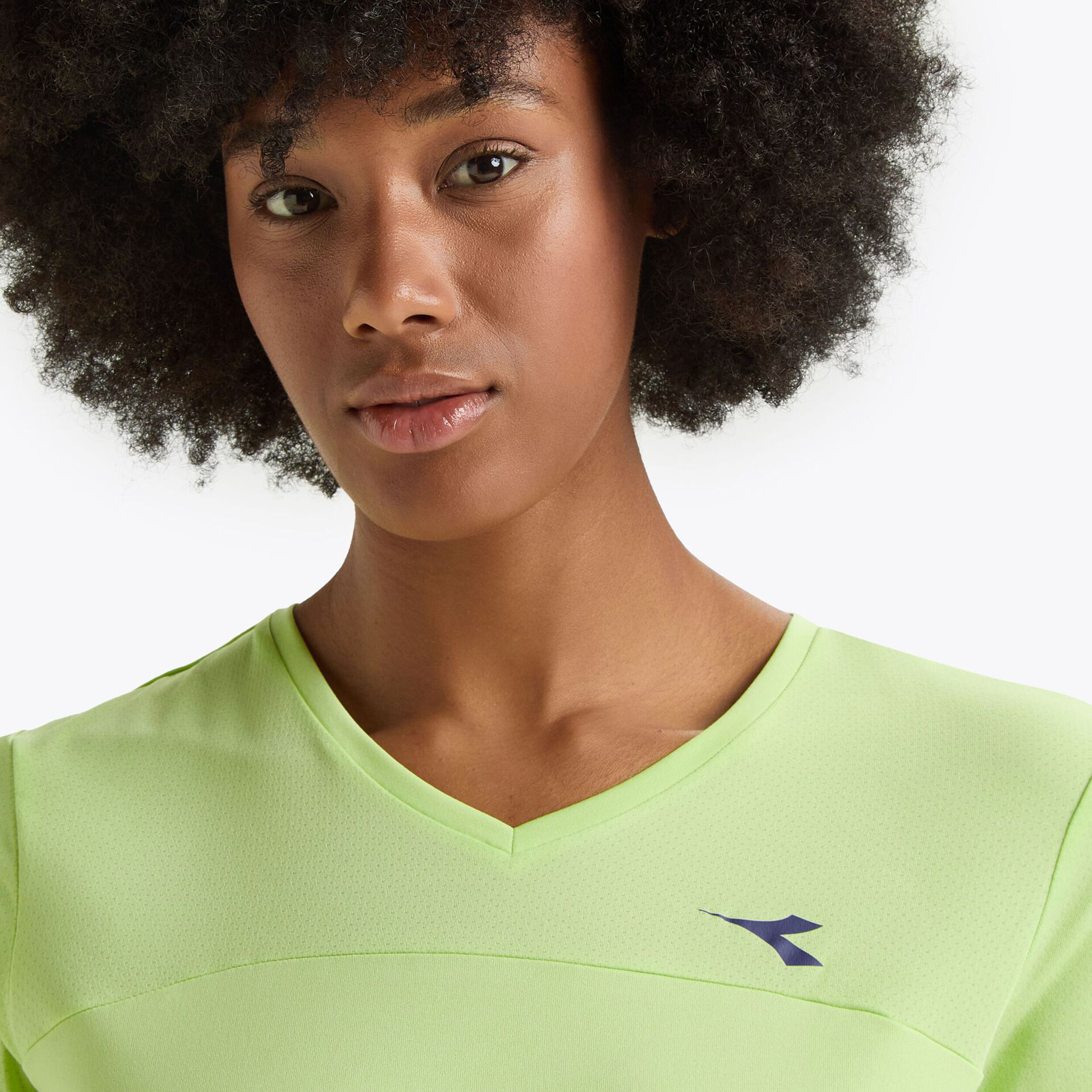 Diadora L. Short Sleeve T-Shirt Damen Limette online kaufen