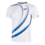 Bullpadel Bekleidung Bullpadel Beque T-Shirt Herren-Weiß,Hellblau