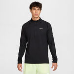 Nike Bekleidung Nike Stride Half-Zip Longsleeve Laufshirt Herren-schwarz, silber
