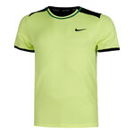 Nike Bekleidung Nike Court Dri-Fit Advantage T-Shirt Herren - zitronengelb, schwarz