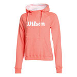 Wilson Bekleidung Wilson Script Hoody Damen-Koralle