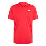 adidas Bekleidung adidas  Club Polo Herren - rot, wei&szlig;