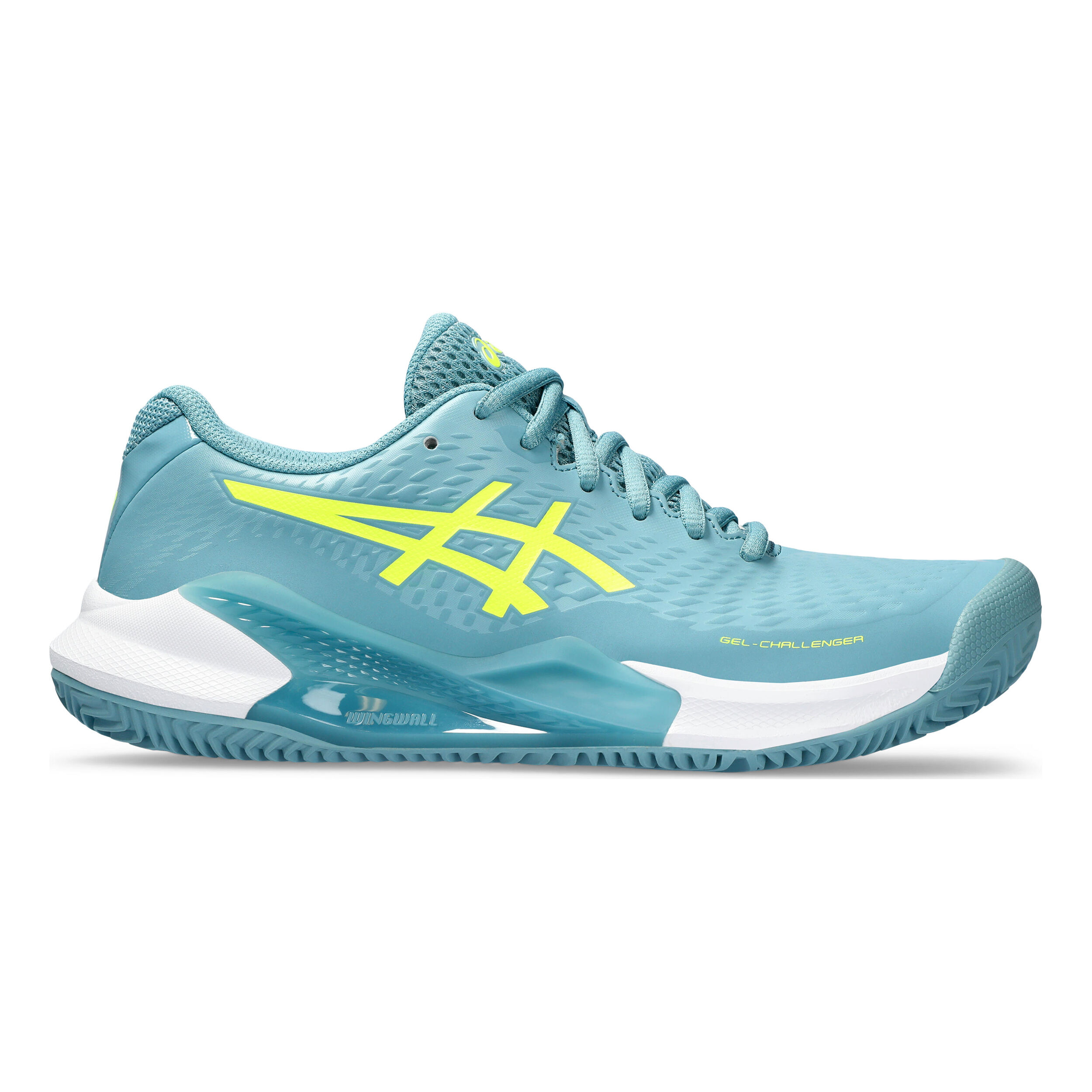 ASICS Gel Challenger 14 Sandplatzschuh Damen Petrol WeiB online kaufen Tennis Point DE