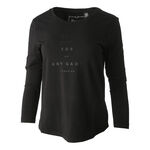 Limited Sports Bekleidung Limited Sports Laura Longsleeve Damen-Schwarz,Silber