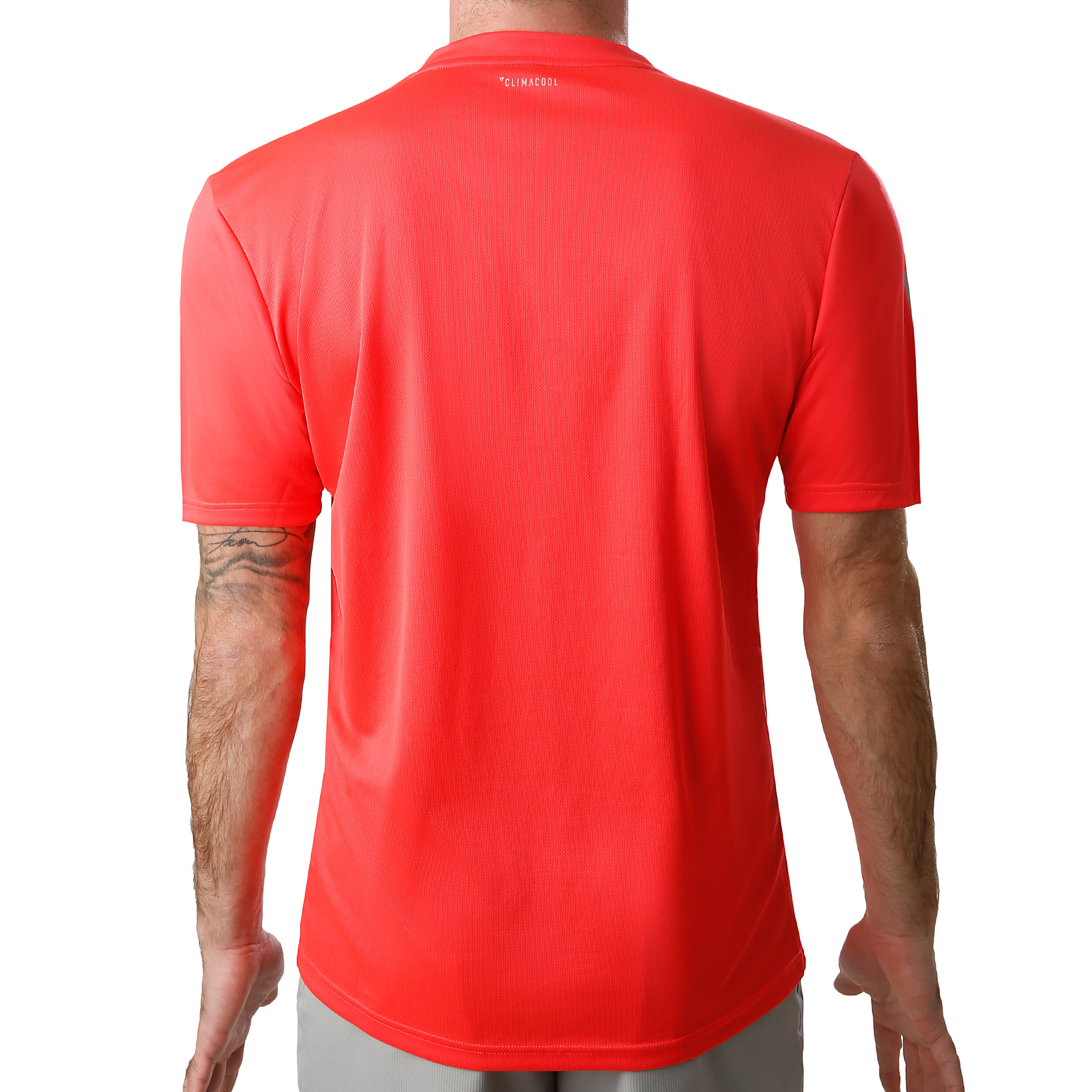 adidas Club 3 Stripes T Shirt Herren Rot, Grau online adidas Club 3 Stripes T Shirt Herren Rot, Grau online