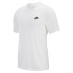 Nike Bekleidung Nike Sportswear Club T-Shirt Herren-Wei&szlig;,Schwarz