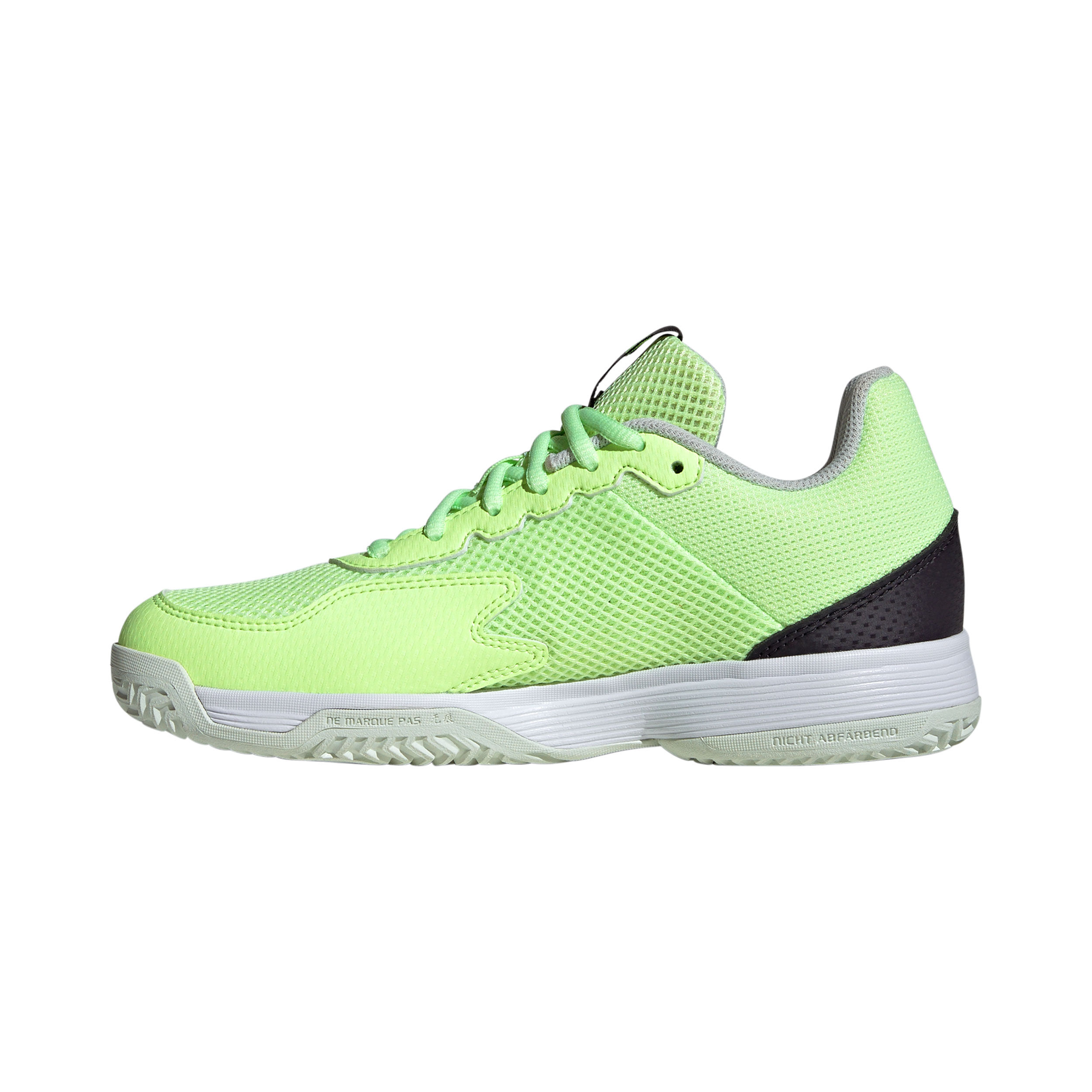 Courtflash Allcourtschuh Kinder Hellgrun Schwarz