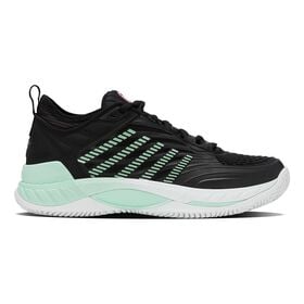 Bild von Hypercourt Supreme 2 Sandplatzschuh Damen-Schwarz,Mint