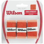 Wilson Overgrips Wilson Soft Overgrip 3er Pack-Orange
