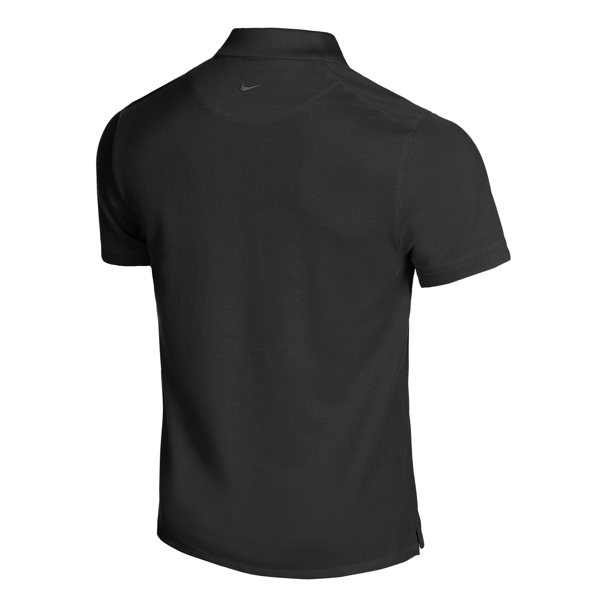 Black dri fit polo best sale