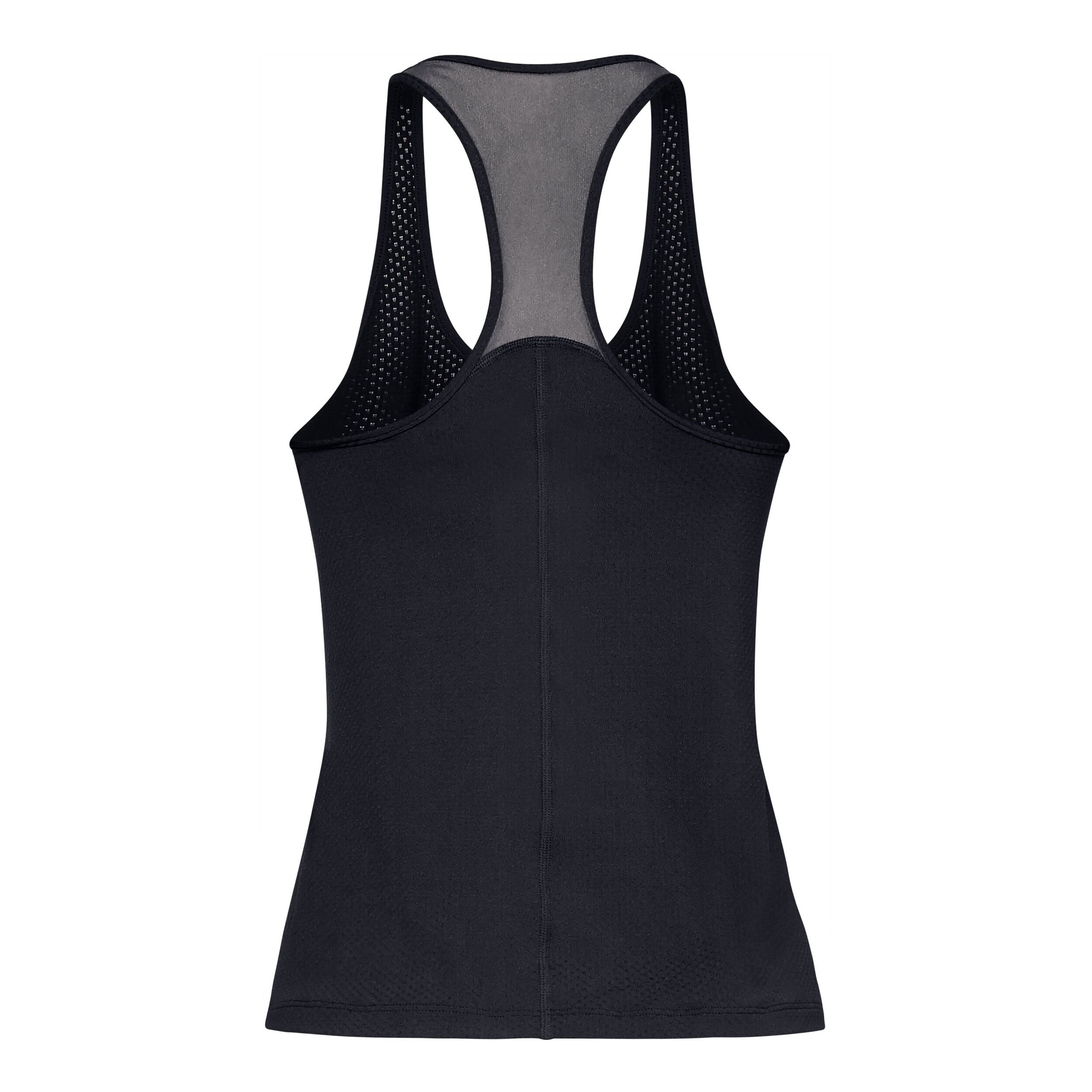 Heatgear Racer Tank Top Damen Schwarz Silber