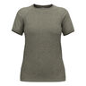 Essential Seamless Laufshirt Damen-Khaki