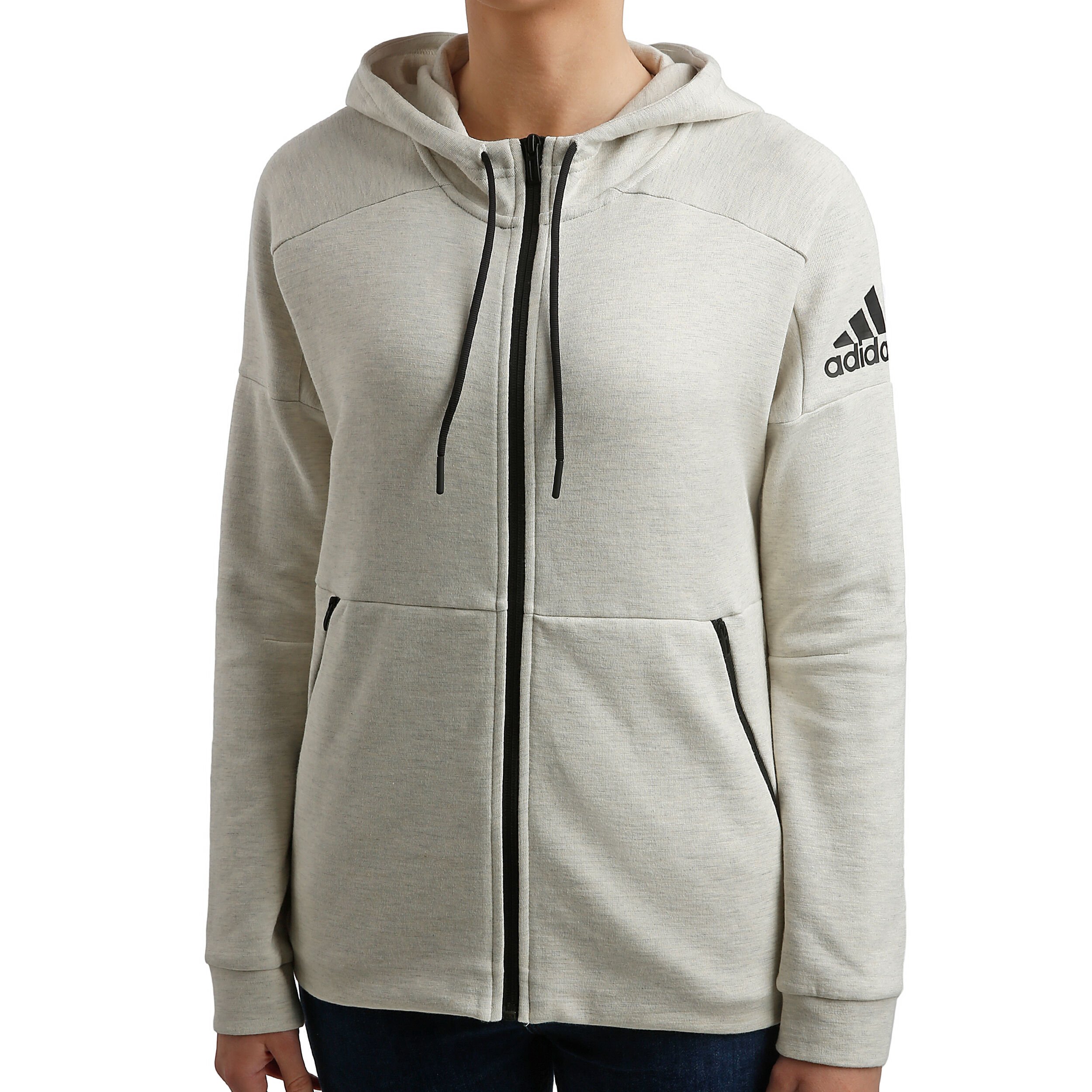 adidas ID Stadium Sweatjacke Damen Creme Schwarz online kaufen Tennis Point DE