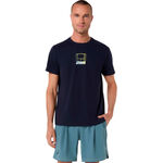 ASICS Tennisbekleidung ASICS Court Core Graphic T-Shirt Herren-dunkelblau