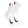 Court Multiplier Cushioned Tennissocken 2er Pack-Weiß,Schwarz