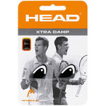 HEAD Schlägerzubehör HEAD Xtra Damp Pack Dämpfer 2er Pack-Schwarz