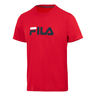   Logo T-Shirt - rot, schwarz