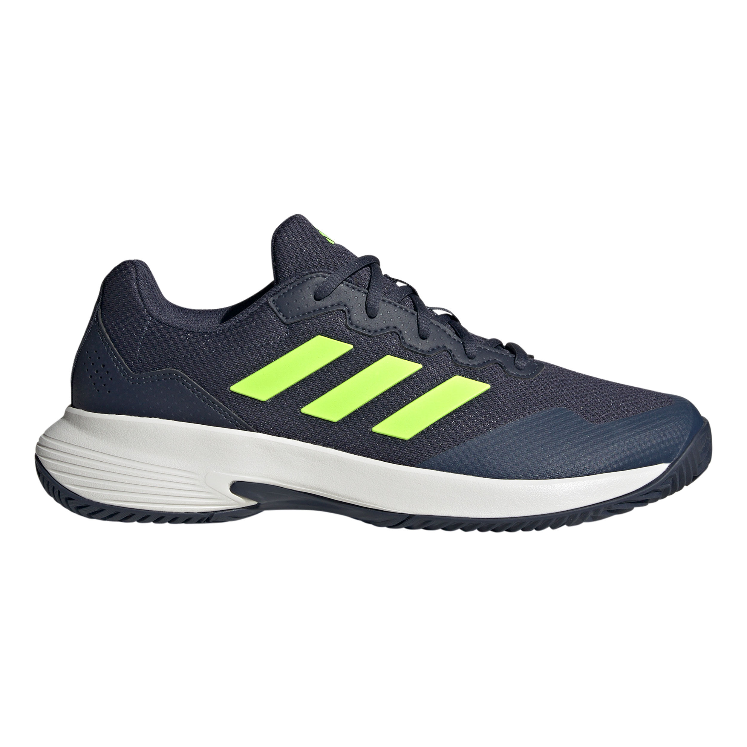 adidas GameCourt 2 Allcourtschuh Herren Dunkelblau Neongrun online kaufen Tennis Point DE