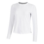 Lucky in Love Bekleidung Lucky in Love Chic Streak Long Sleeve Longsleeve Damen-Weiß