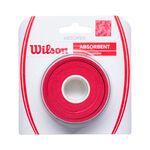 Wilson Overgrips Wilson Dry 3er Pack-Rot