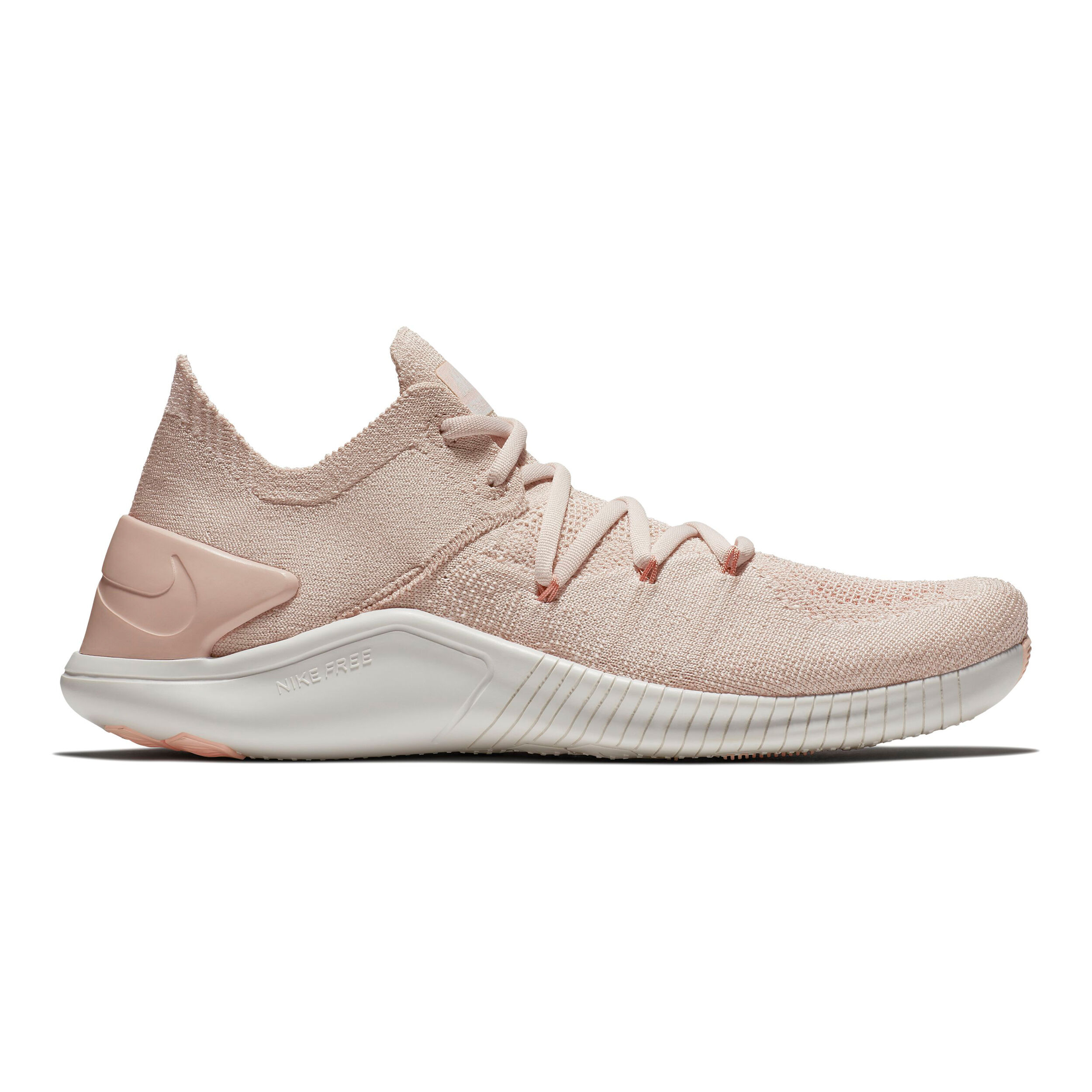 Nike Free Flyknit 3 Fitnessschuh Damen Beige Rosa online kaufen Tennis Point DE