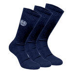 BIDI BADU Bekleidung BIDI BADU Don Carlito Crew Move Tennissocken 3er Pack-Dunkelblau,Weiß