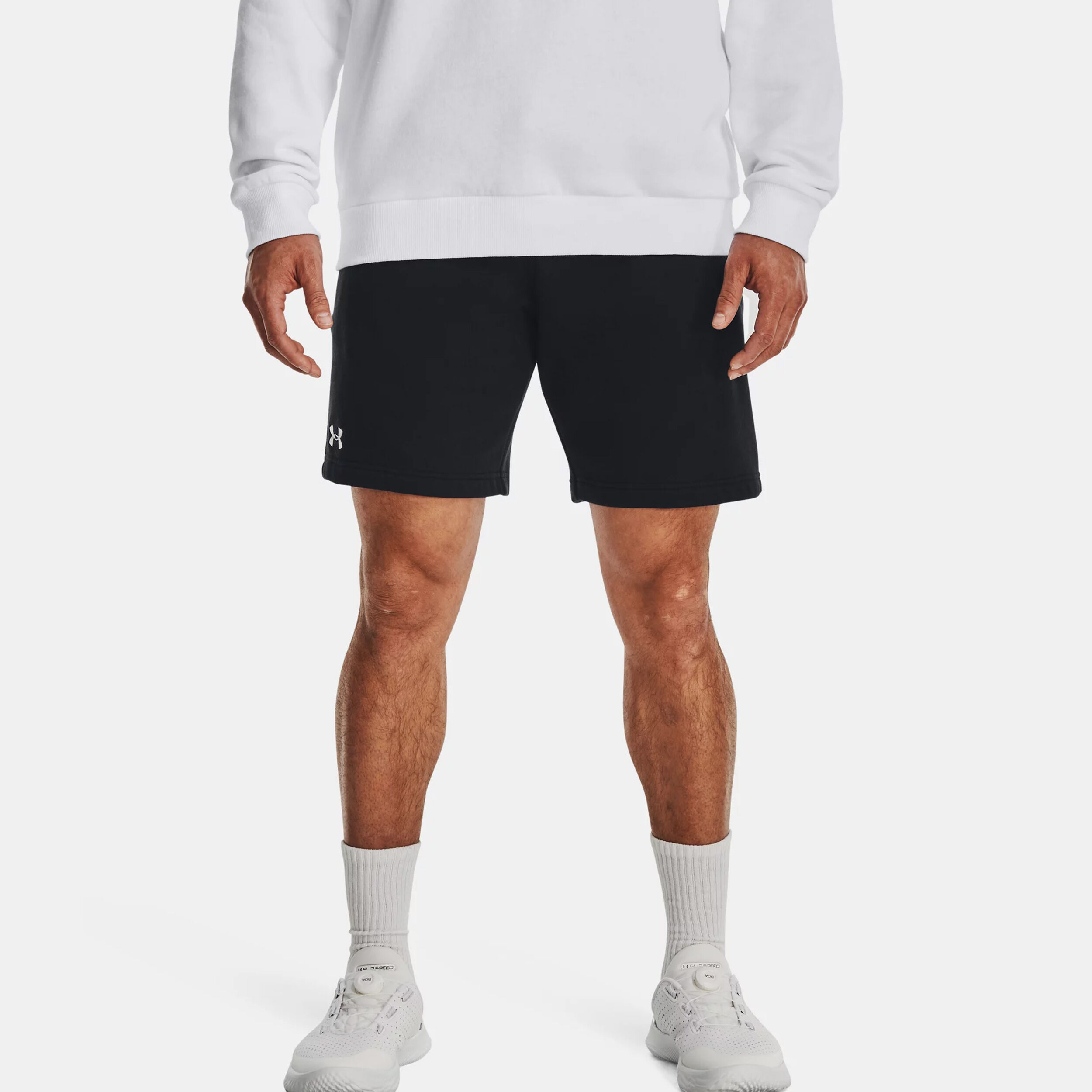 Under armour rival fleece shorts on sale