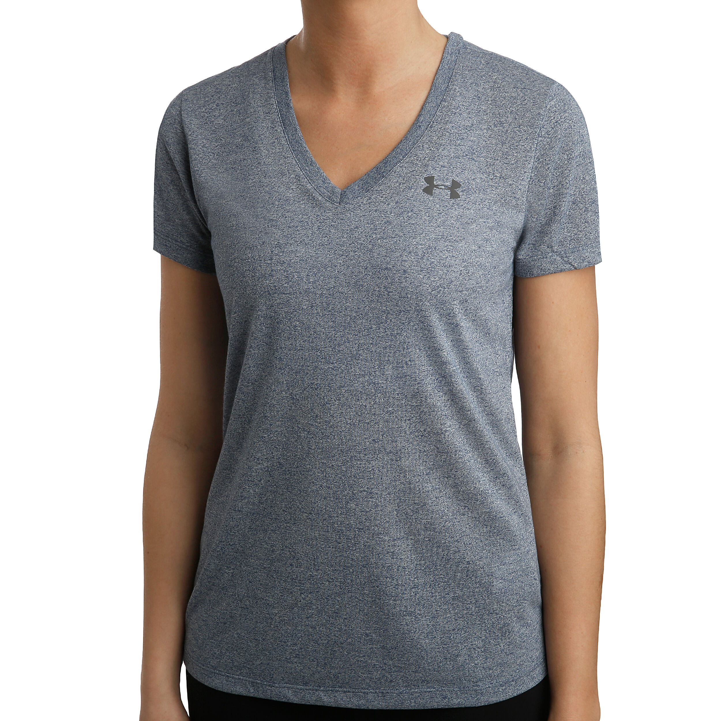 Threadborne Twist T Shirt Damen Hellblau Silber