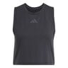 Power 3 Stripes Boxy Tank-Top Damen-Schwarz