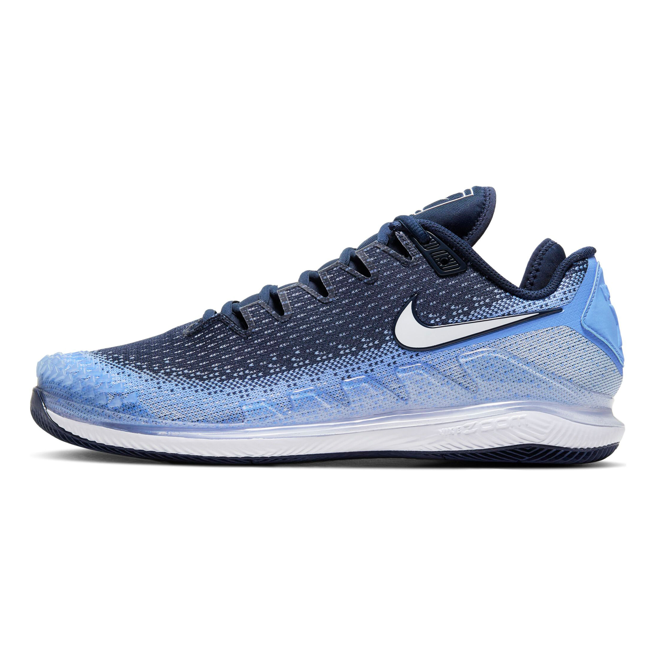 Air Zoom Vapor X Knit Allcourtschuh Herren Hellblau Dunkelblau