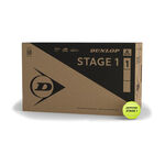 Dunlop Play and Stay Ball Dunlop Stage 1 Green Play and Stay Ball 18x 4er Dose -gelb