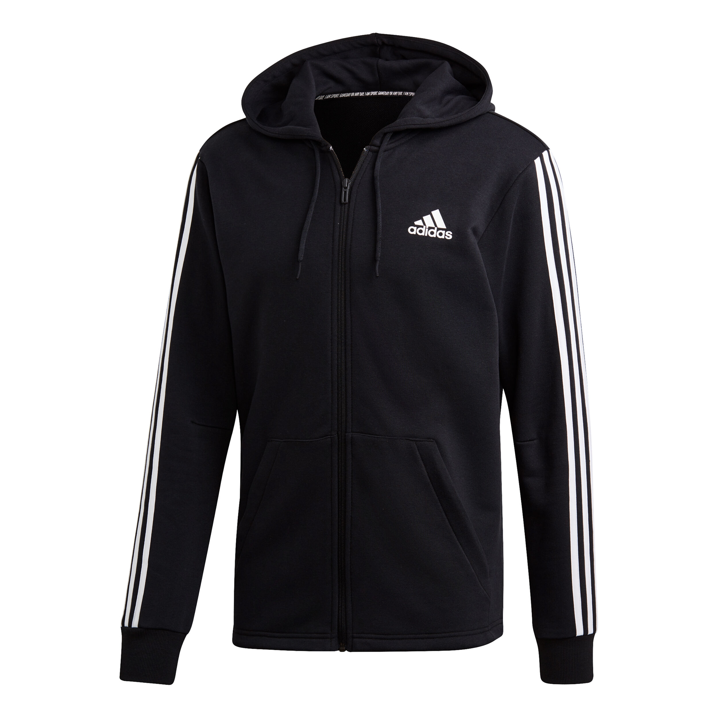 adidas Must Have 3 Stripes French Terry Full Zip Sweatjacke Adidas Must Haves 3 Stripes French Terry Full Zip Hoodie ab