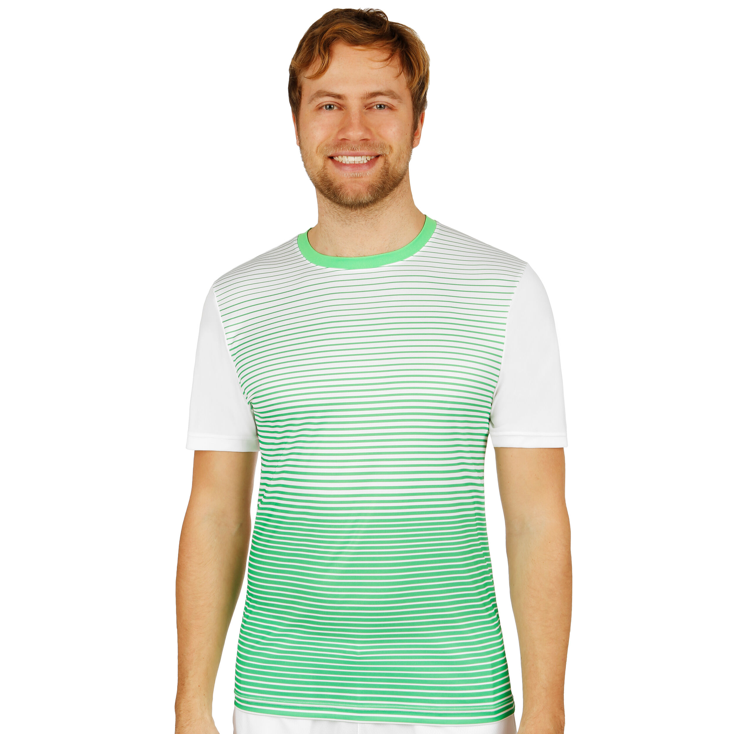 Wilson Team T-Shirt Striped Herren Tennishemd Sportshirt Tennisshirt   WRA769703 