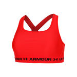 Under Armour Bekleidung Under Armour Crossback Mid Sport-BH Damen-Neonrot