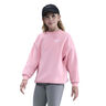 Club Fleece Oversized Crew Sweatshirt M&auml;dchen-Rosa