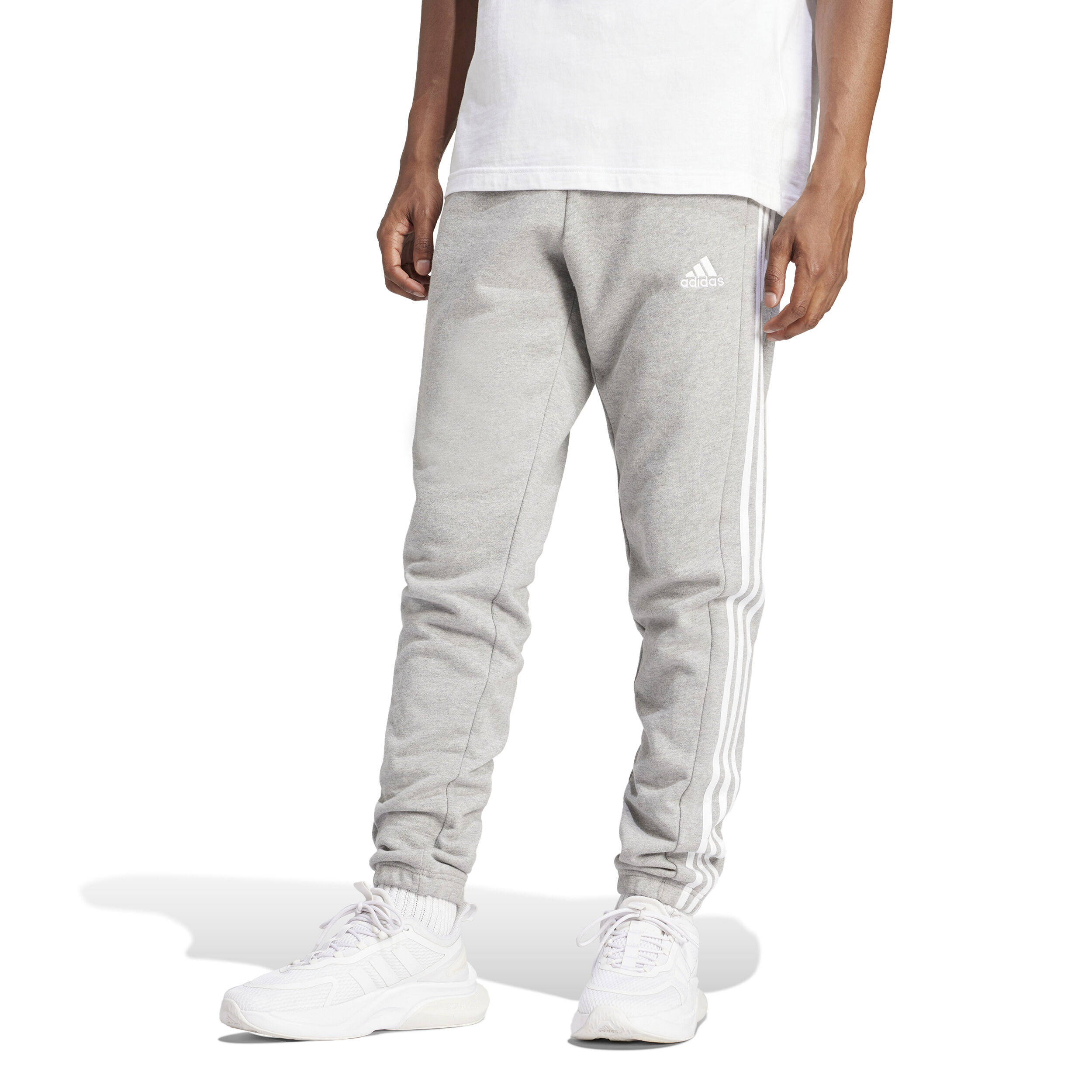 adidas 3 Stripes Freelift Trainingshose Herren Grau WeiB online kaufen Tennis Point DE