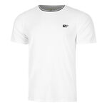 Racket Roots Bekleidung Racket Roots Teamline T-Shirt Herren-Wei&szlig;